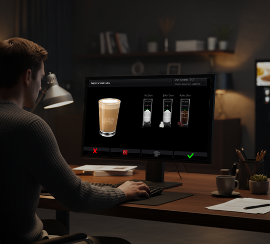 Barista Yönetim Paneli Arayüzü